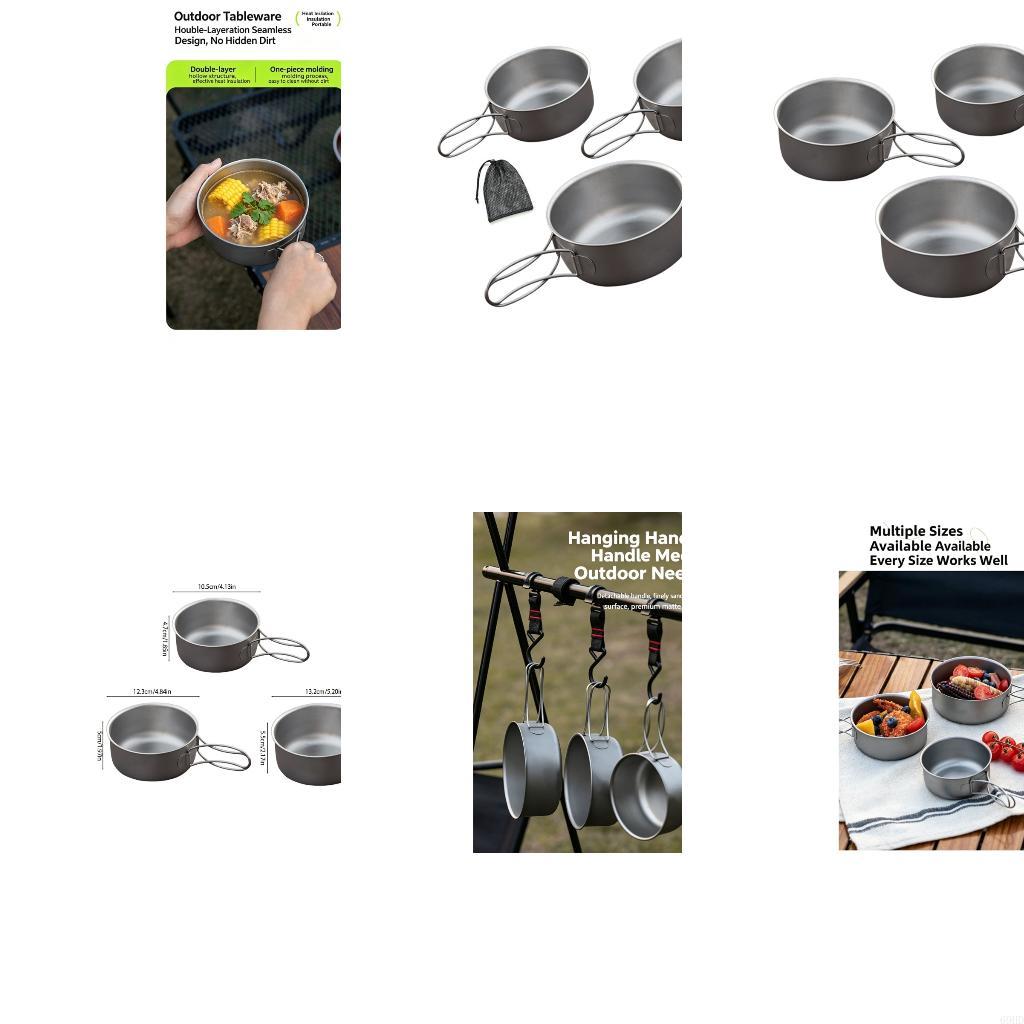 Outdoor Camping Meals - Trail Meal Bowl with Metal Body