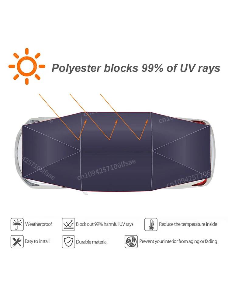 Outdoor Camping Umbrella - NEW Vehicle Canopy Protector Waterproof Automobile