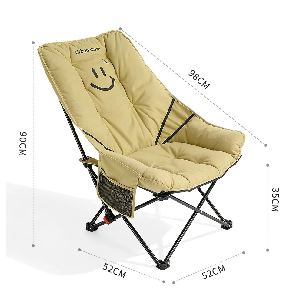 High-back Portable Moon Foldin - Outdoor Camping High Chair 评论和价格