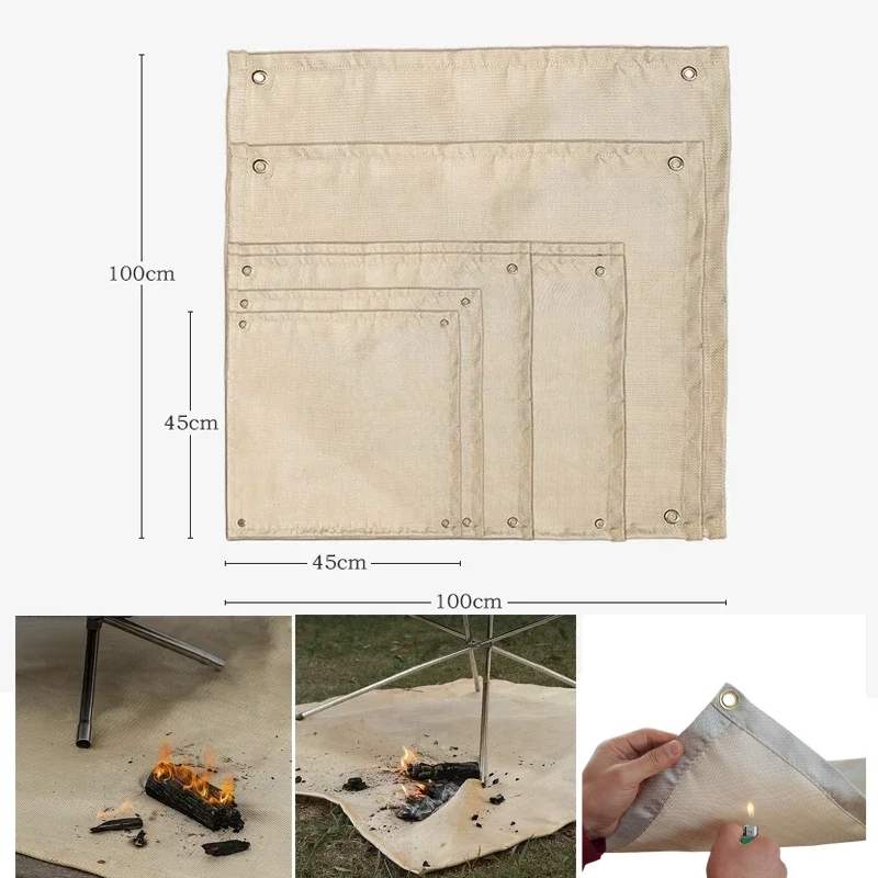 Camping Fireproof Mat Heat Res - Outdoor Camping Blanket 评论和价格
