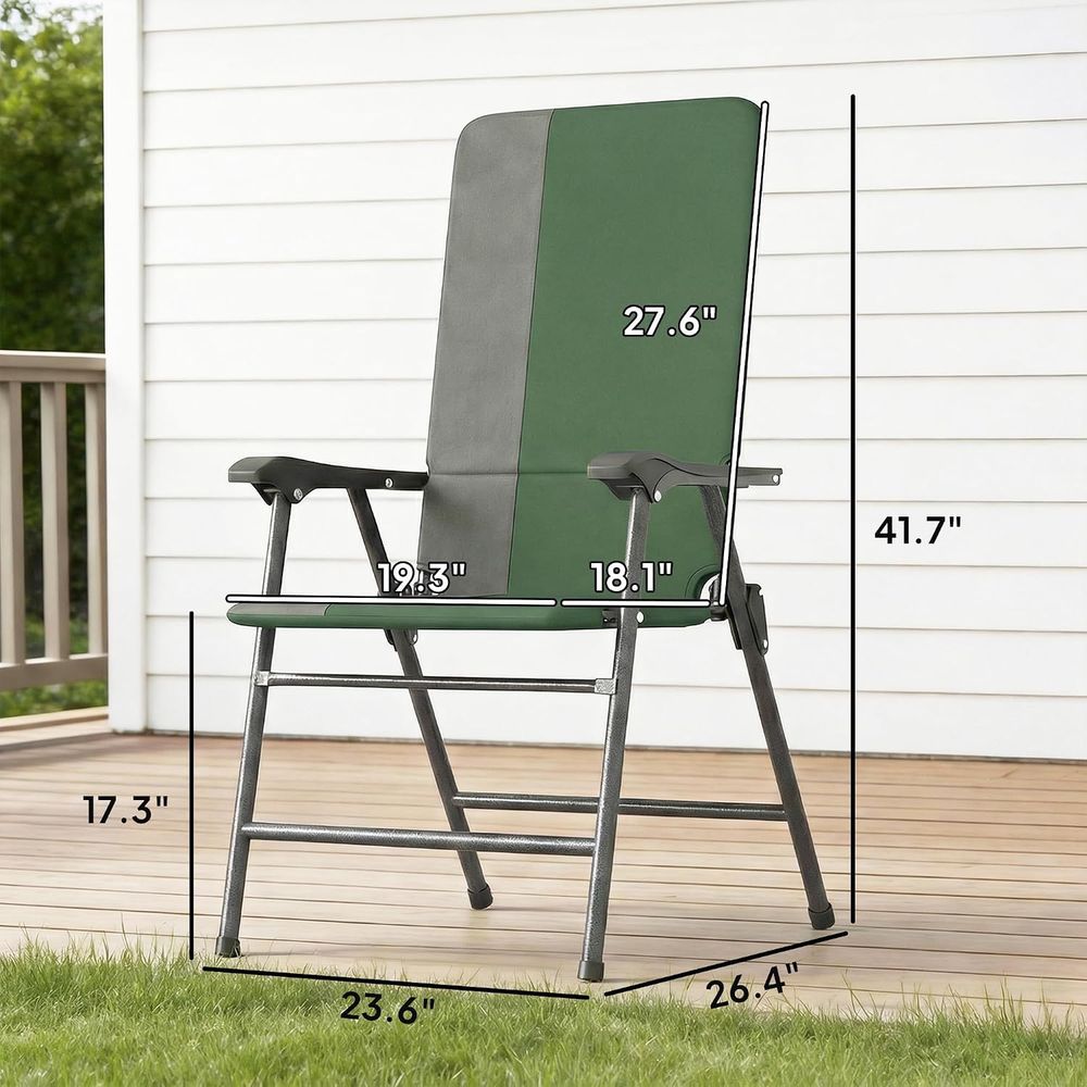 Padded High Back Armrests Outd - Outdoor Camping High Chair 评论和价格