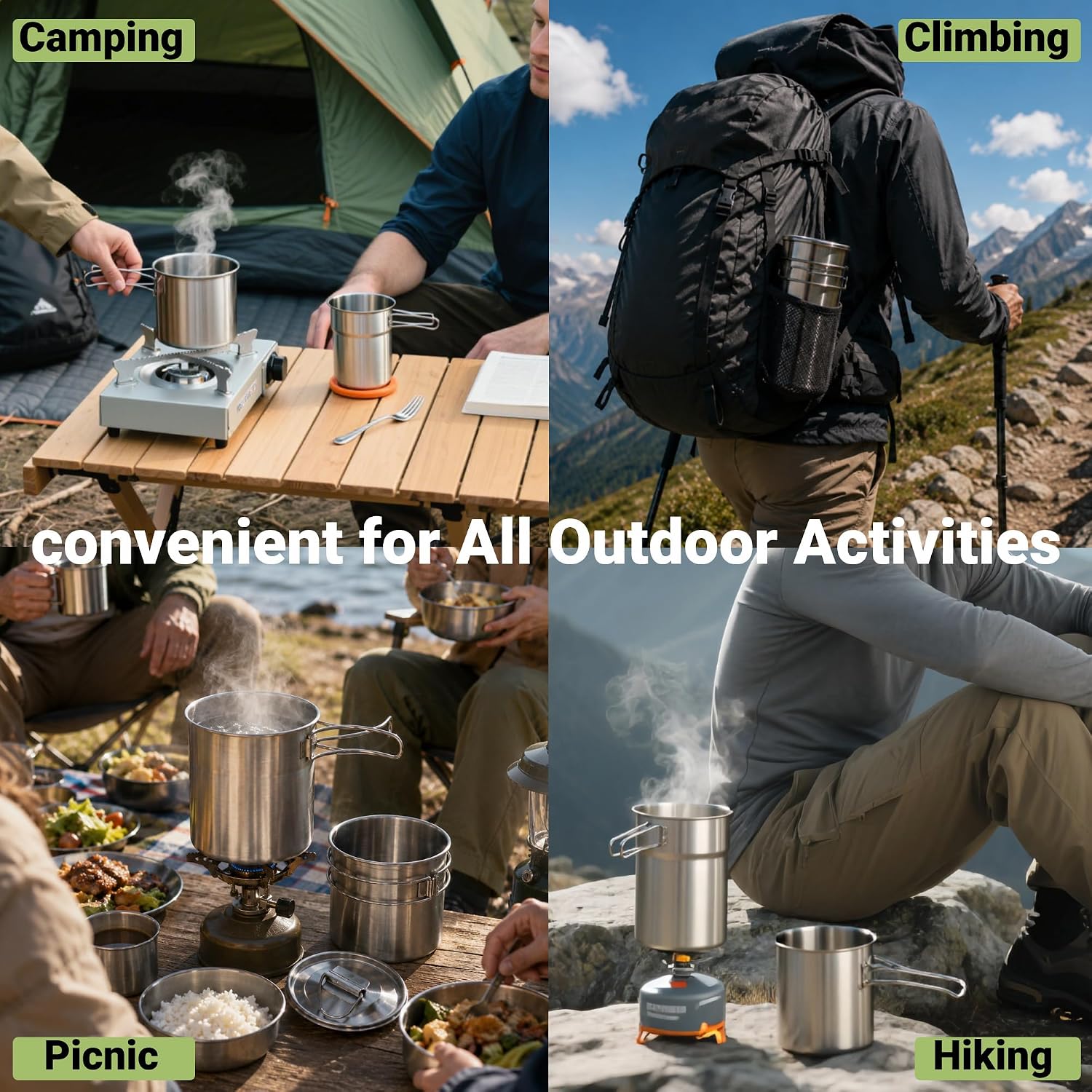 Foldable Camping Cups Mugs Cam - Outdoor Camping World 评论和价格