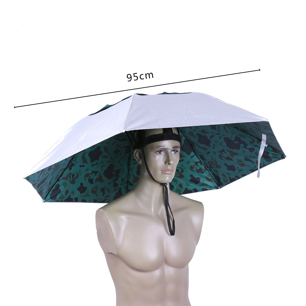 Foldable Head Umbrella Hat Rai - Outdoor Camping Umbrella 评论和价格