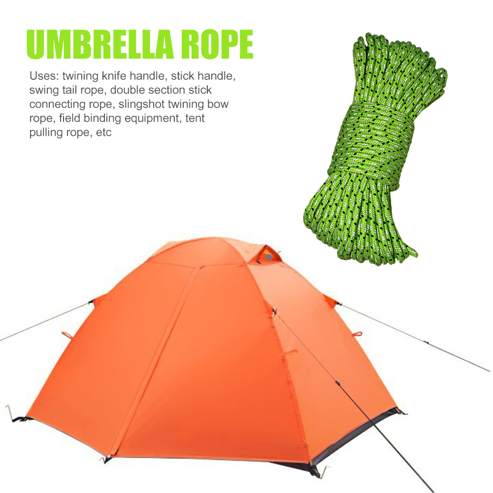 20m 4mm Survival Paracord Nylo - Outdoor Camping Quotes 评论和价格