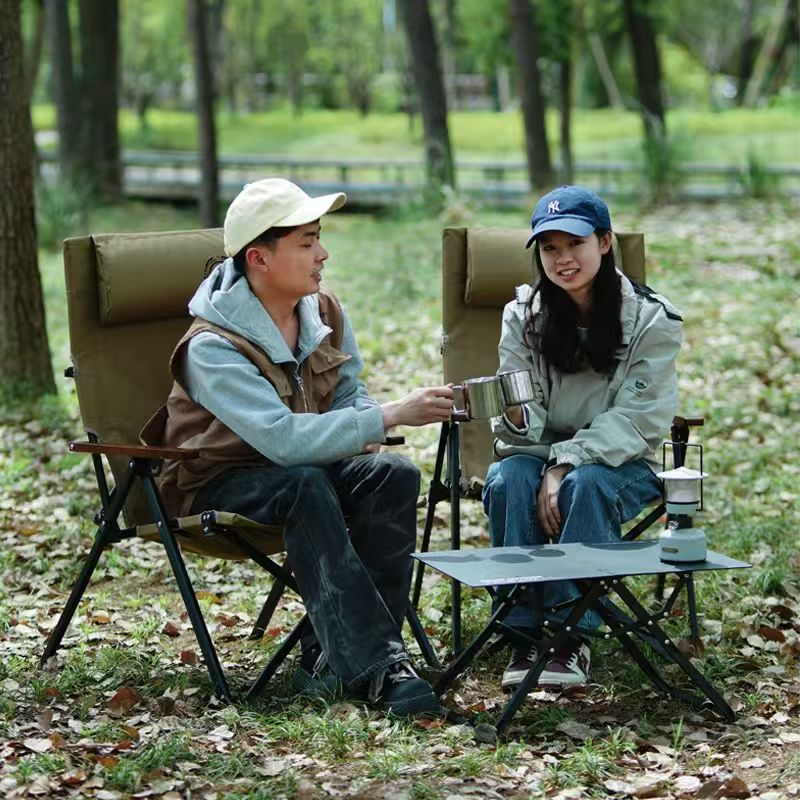 Folding High Back Beach Campin - Outdoor Camping High Chair 评论和价格