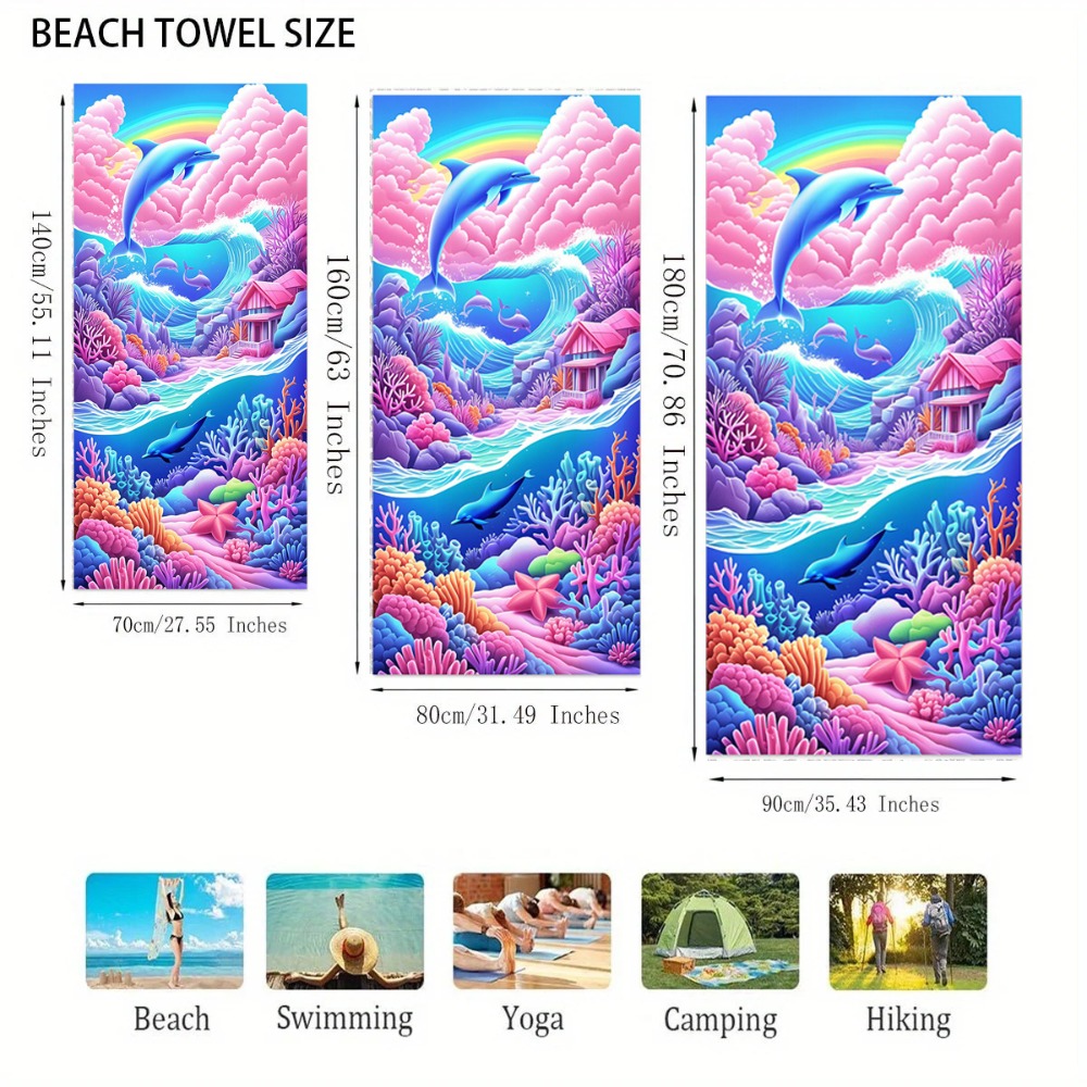27.5x55inch Blue Ocean Jellyfi - Outdoor Camping Blanket 评论和价格