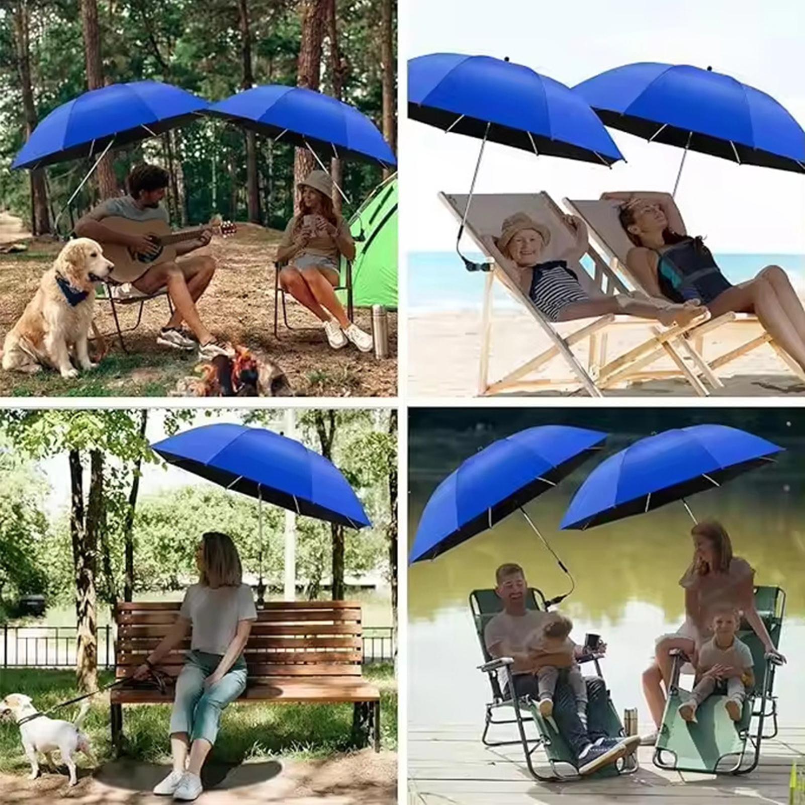360 Adjustable Beach sun umbre - Outdoor Camping Umbrella 评论和价格