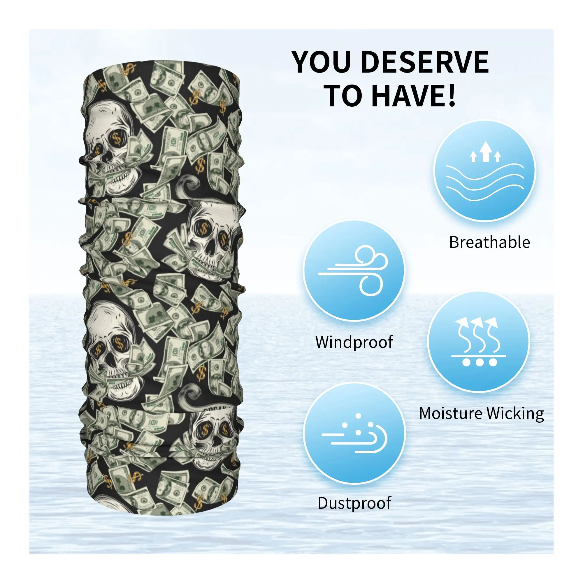 New Dollar Skull Pattern Winte - Outdoor Camping In Winter 评论和价格