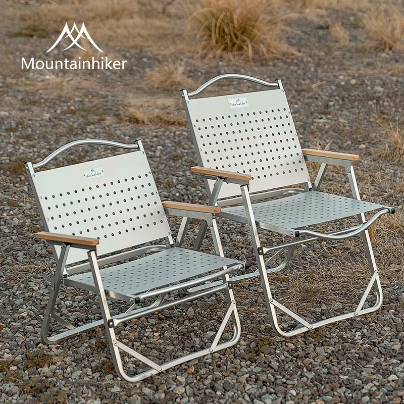 MOUNTAINHIKER Camping Chair Po - Outdoor Camping High Chair 评论和价格