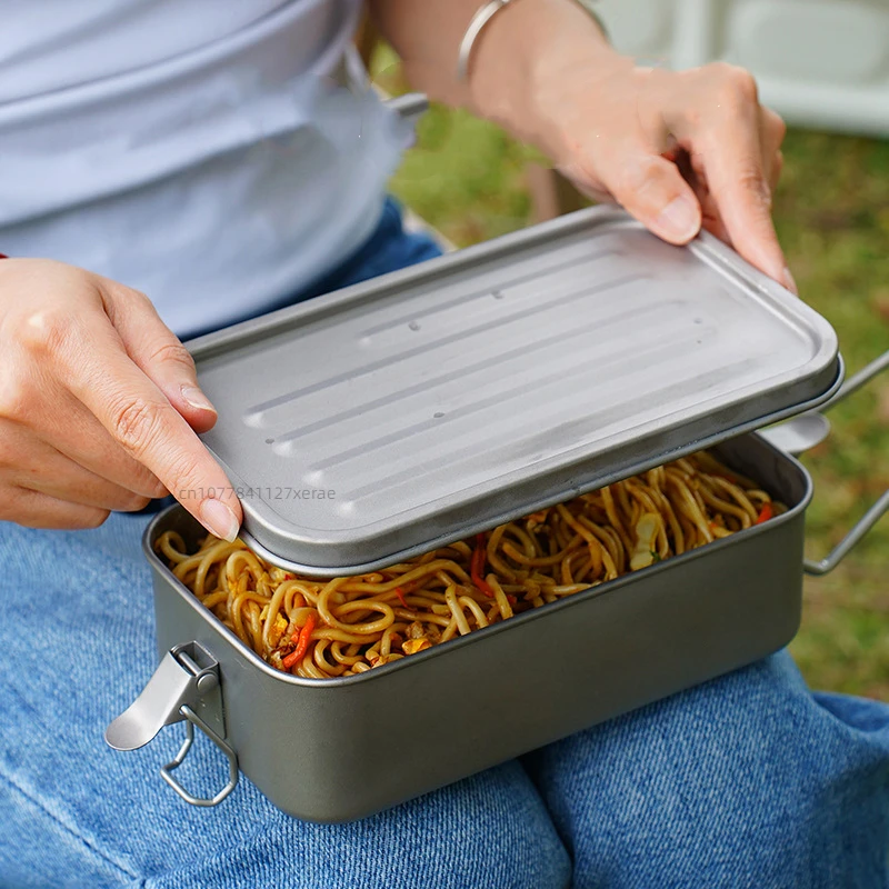 Outdoor Pure Titanium Square L - Outdoor Camping Meals 评论和价格