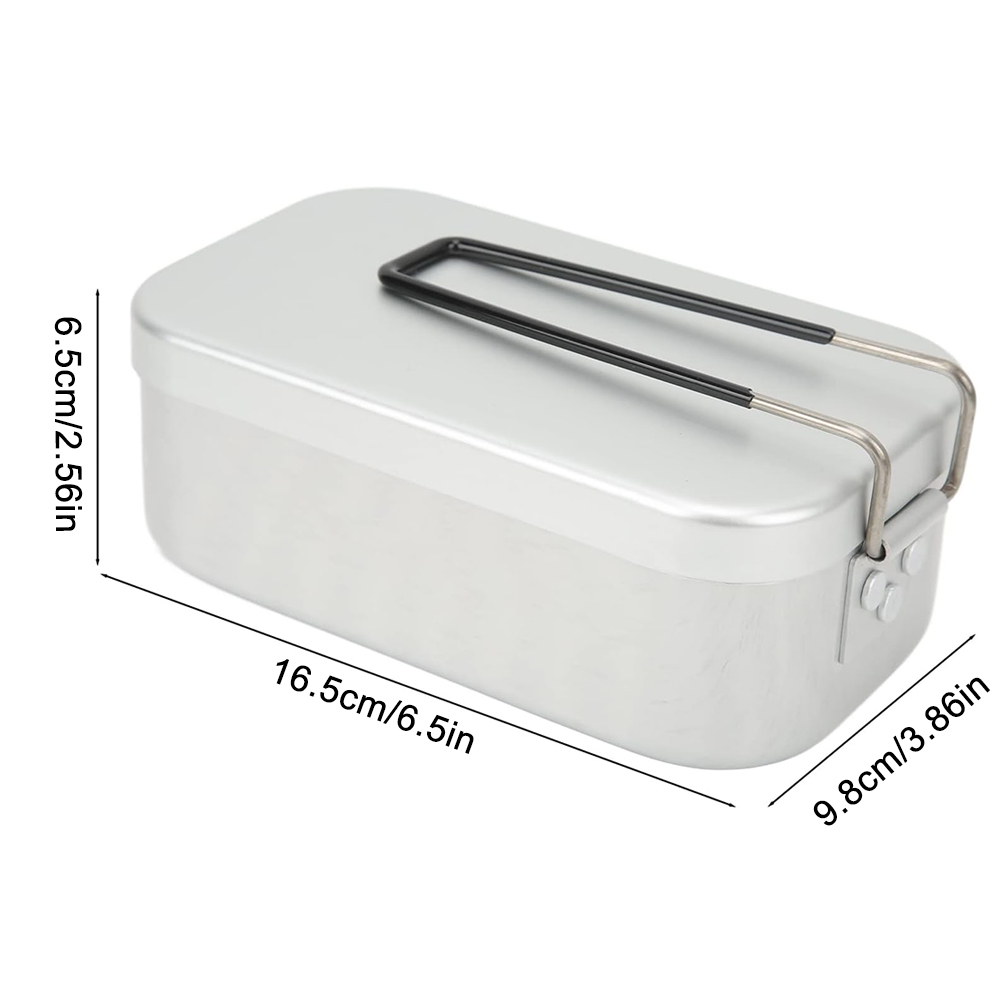 800ML Aluminum Lunch Boxes Out - Outdoor Camping World 评论和价格