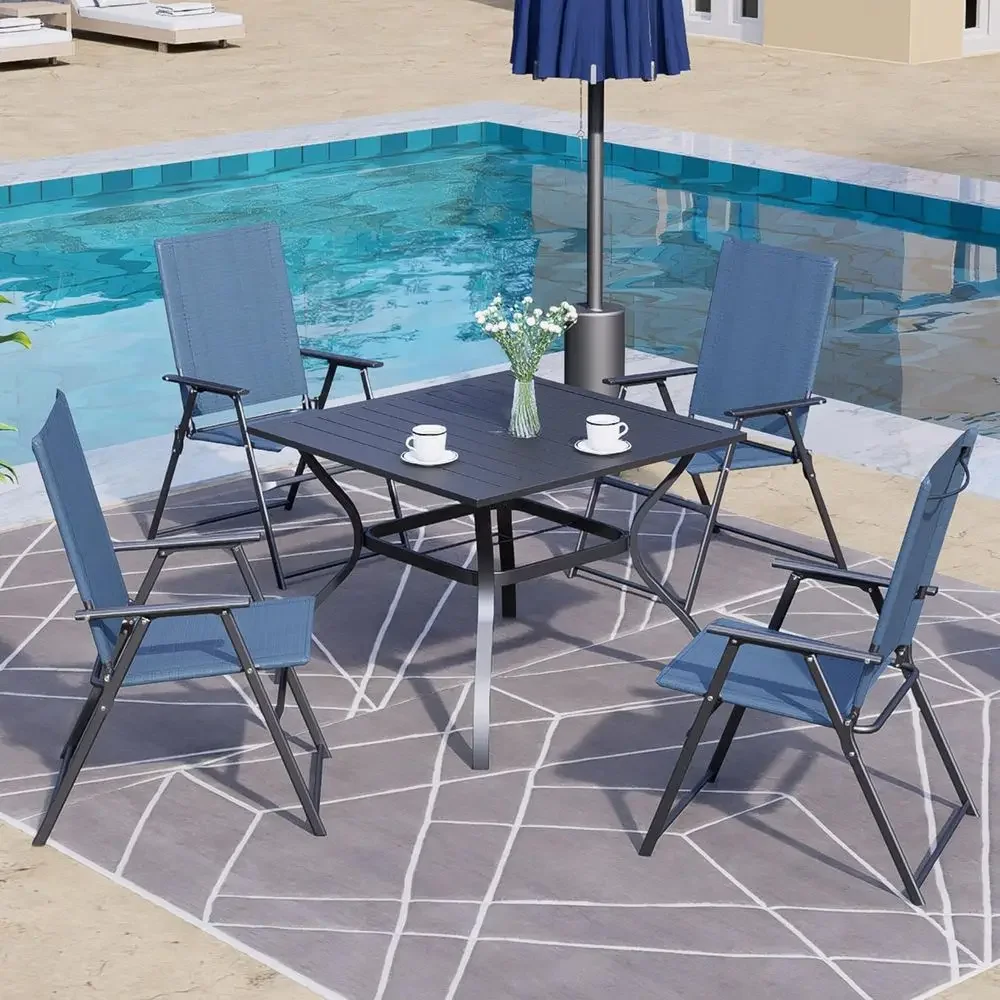 4-Piece Patio Dining Set with  - Outdoor Camping High Chair 评论和价格