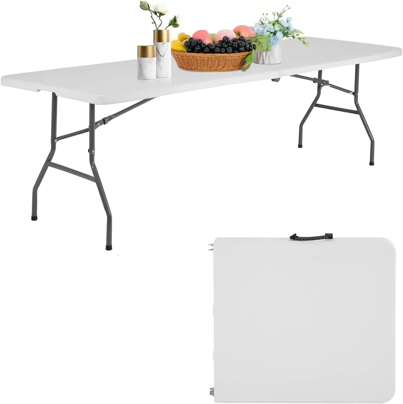 8 FT Folding Tables Plastic 6f - Outdoor Camping Quotes 评论和价格
