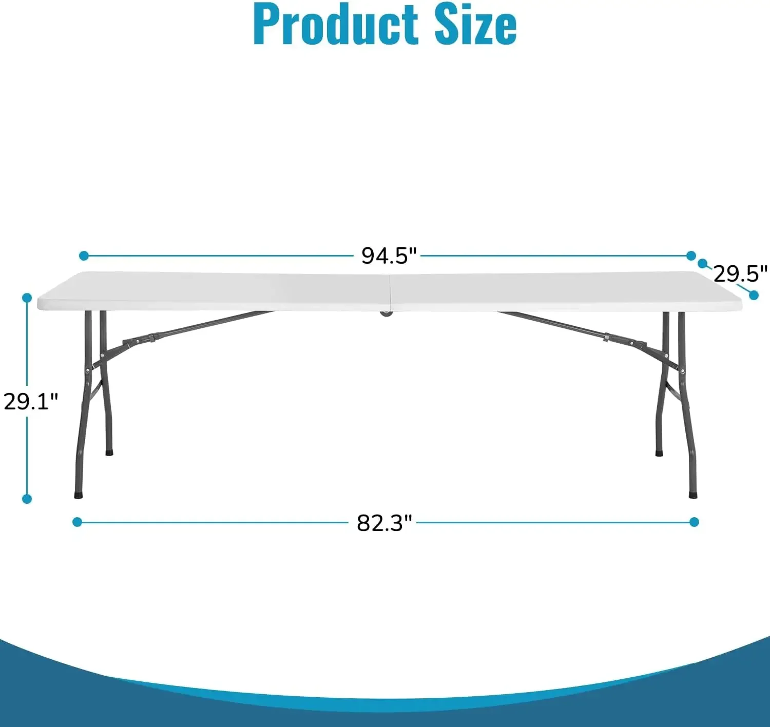 8 FT Folding Tables Plastic 6f - Outdoor Camping Quotes 评论和价格