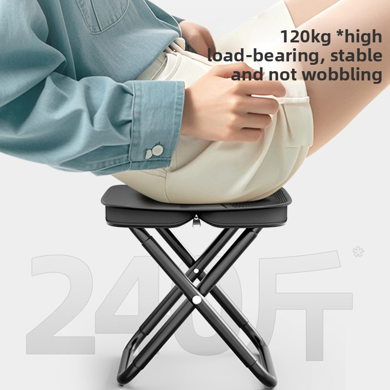 Folding Stool for Outdoor Leis - Outdoor Camping High Chair 评论和价格