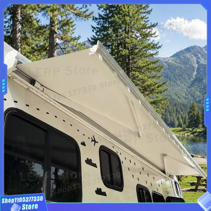W5500 Manual Control RV Awning - Outdoor Camping Vehicle Wagon 评论和价格
