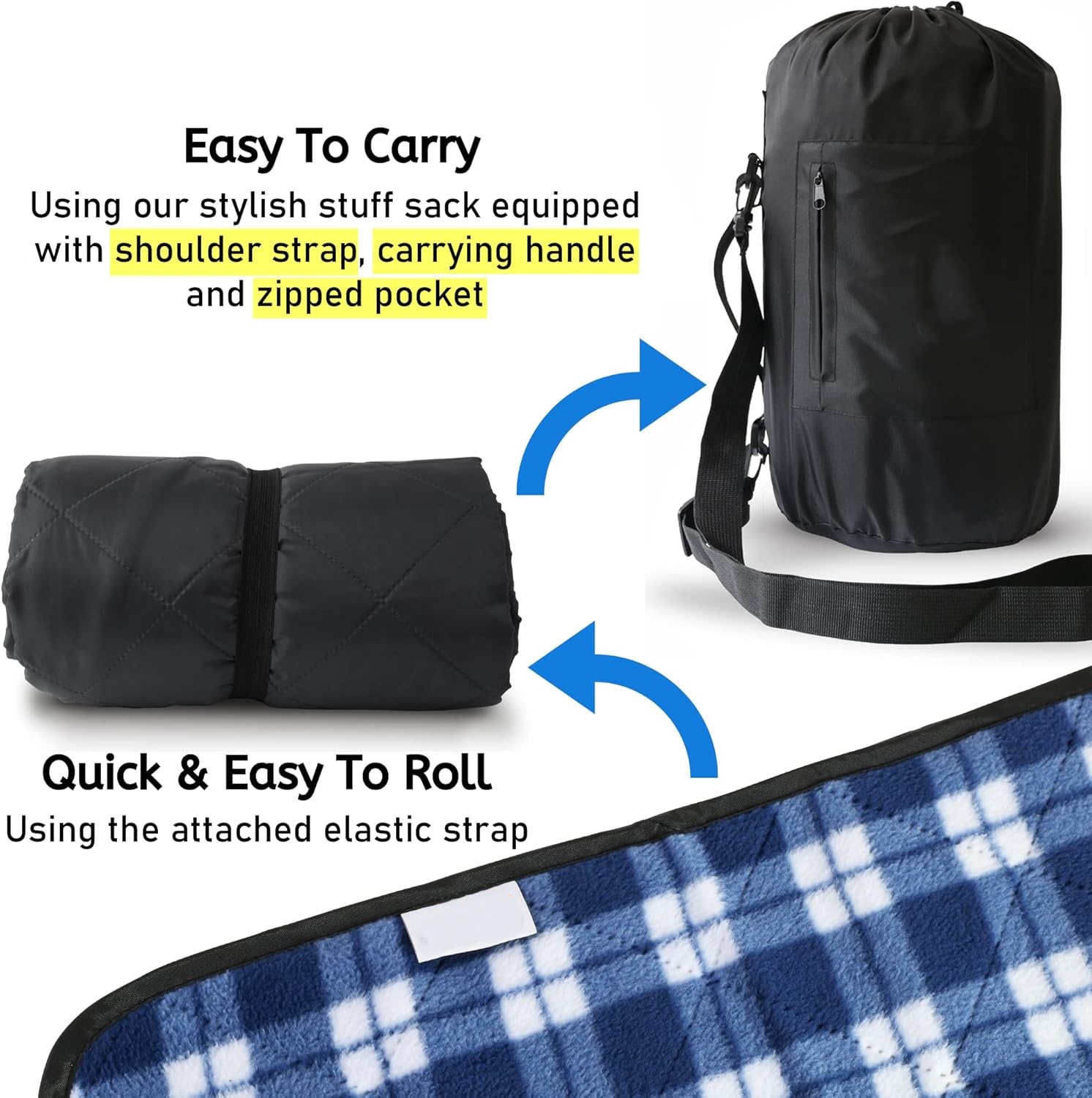 Large Waterproof Outdoor Blank - Outdoor Camping Blanket 评论和价格