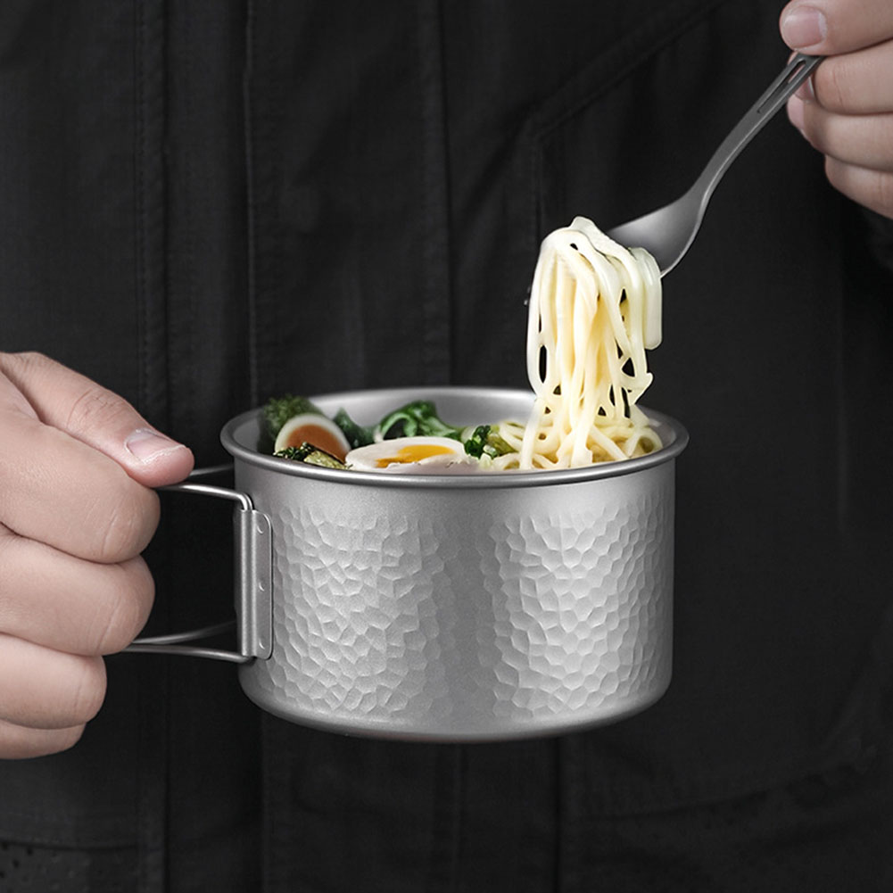 Pure Ti Camping Bowl With Fold - Outdoor Camping Meals 评论和价格