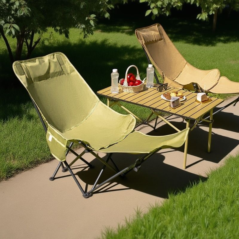 Moon chair with four adjustabl - Outdoor Camping High Chair 评论和价格