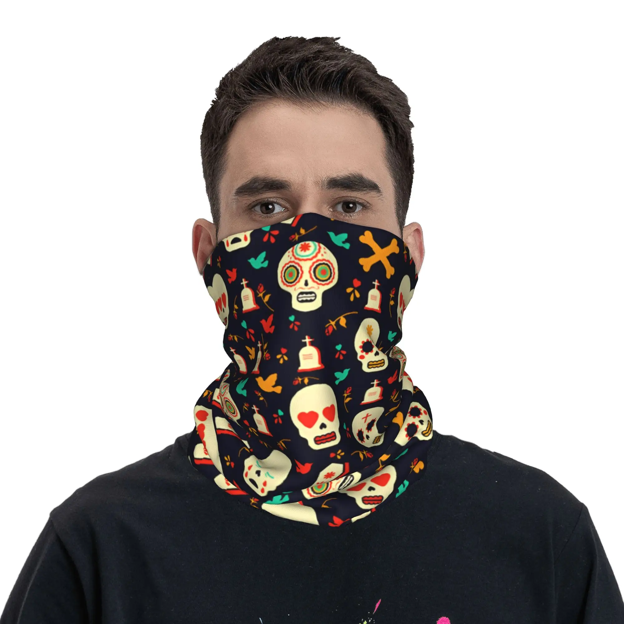 New Mexican Flower Sugar Skull - Outdoor Camping In Winter 评论和价格