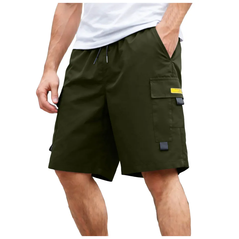 Men's Summer Cargo Shorts Tren - Camping Outdoor Clothing 评论和价格