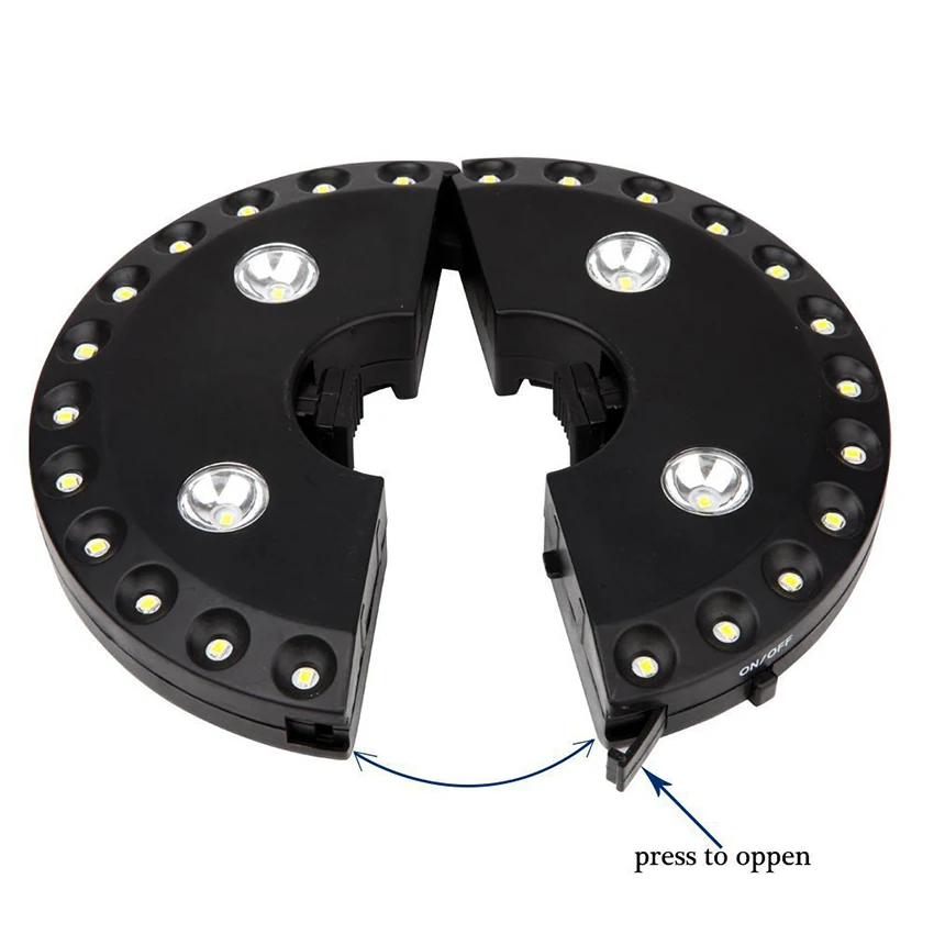 Super Bright Umbrella Pole Lig - Outdoor Camping Umbrella 评论和价格