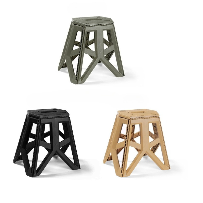 Folding Triangle Stool, Outdoo - Outdoor Camping High Chair 评论和价格