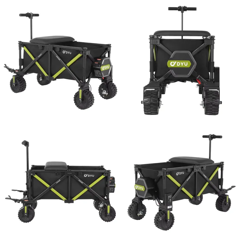 DYU CampX Four-wheel Aluminum  - Outdoor Camping Vehicle Wagon 评论和价格