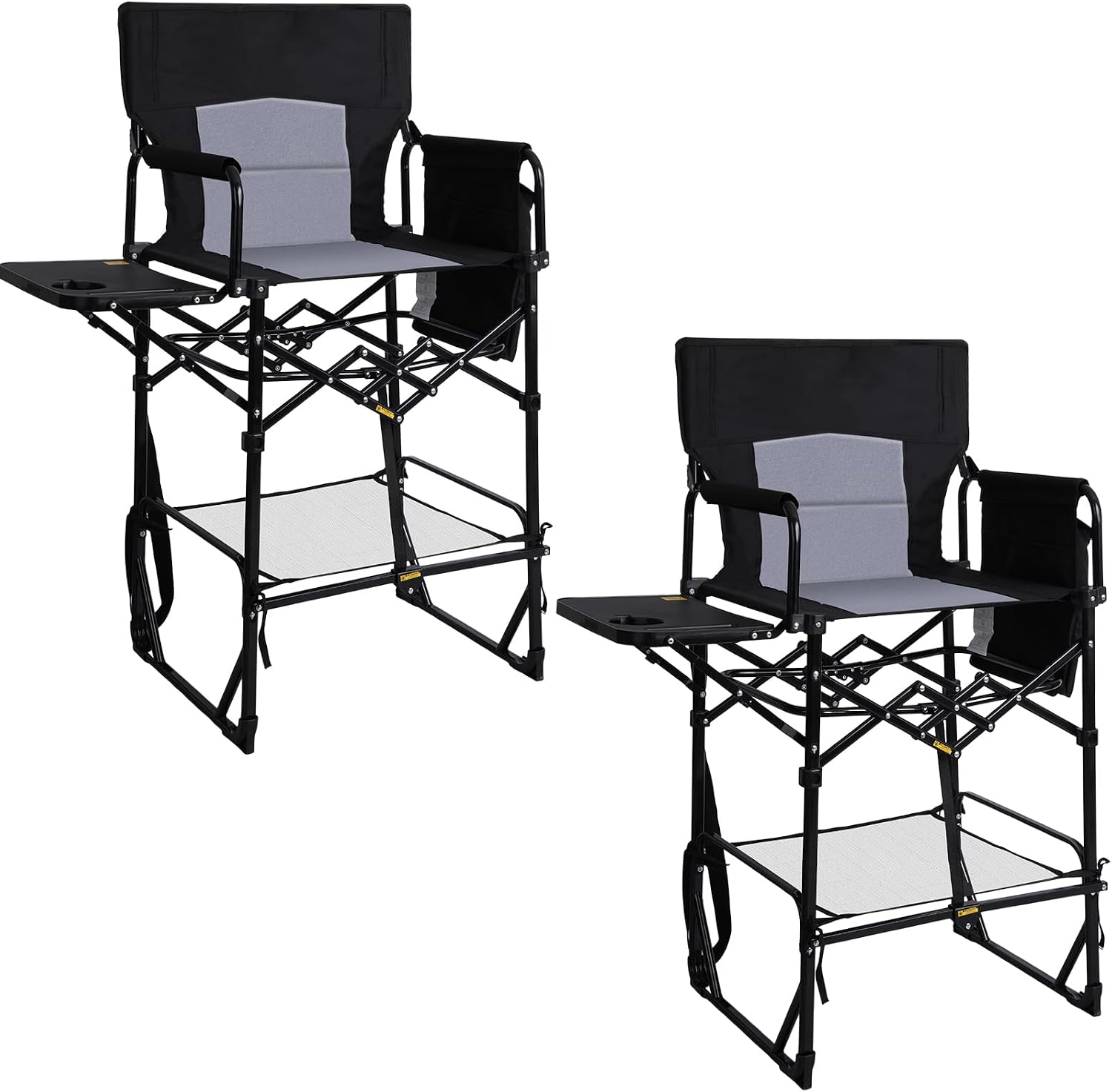 2 Pack Extra Tall Folding Camp - Outdoor Camping High Chair 评论和价格