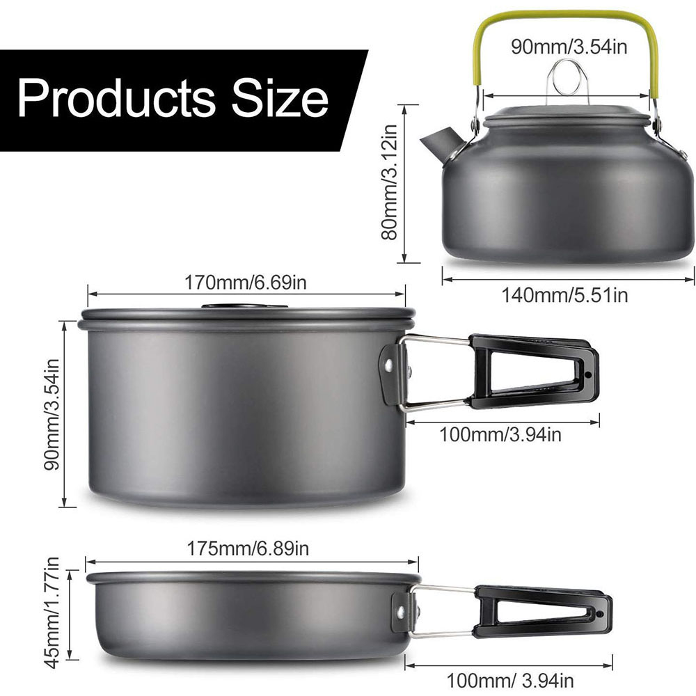 Outdoor Camping Cookware Set M - Outdoor Camping World 评论和价格