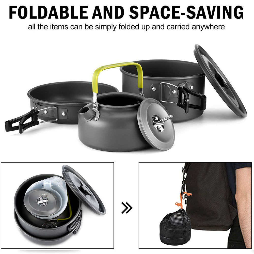 Outdoor Camping Cookware Set M - Outdoor Camping World 评论和价格