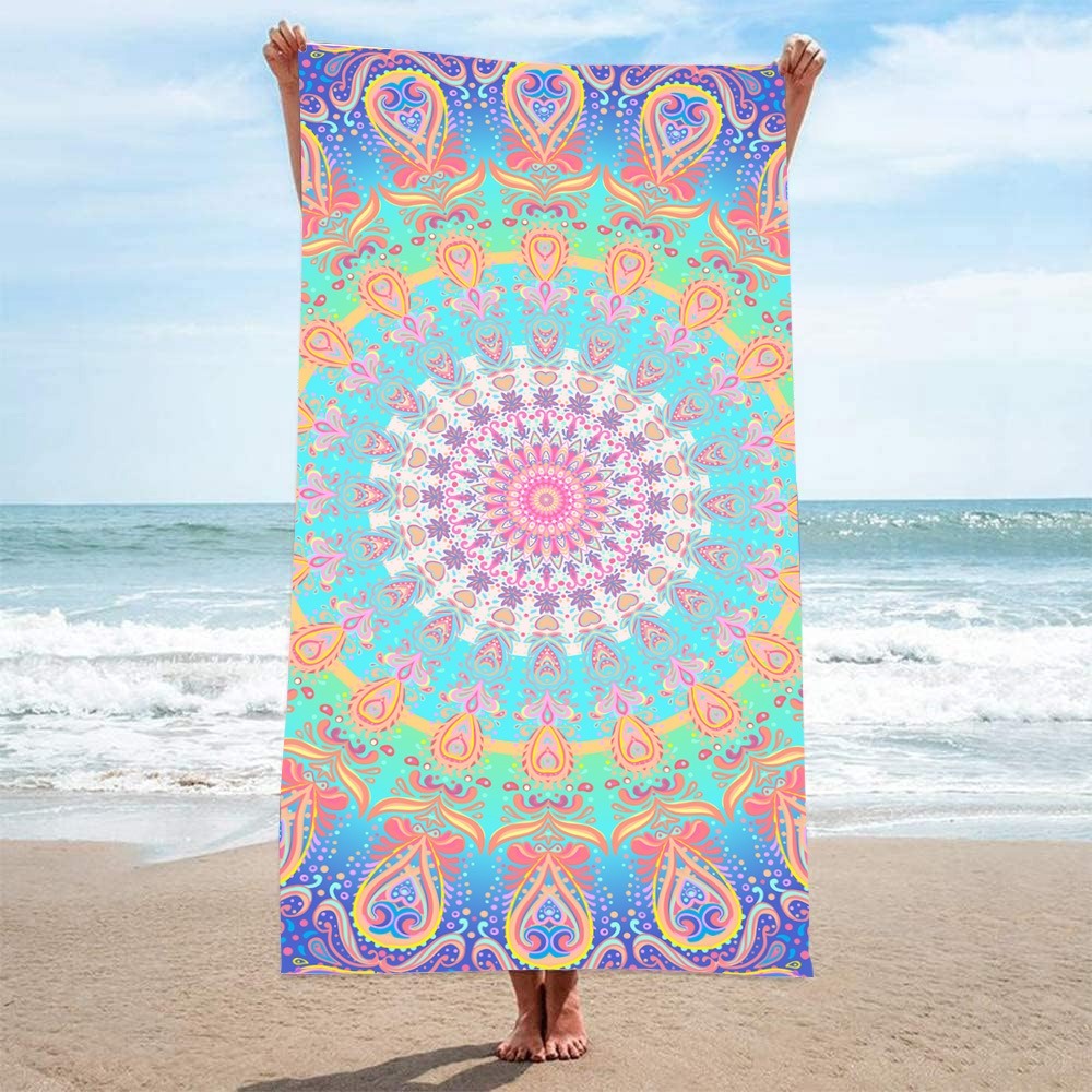 Mysterious Pattern Beach Towel - Outdoor Camping Blanket 评论和价格