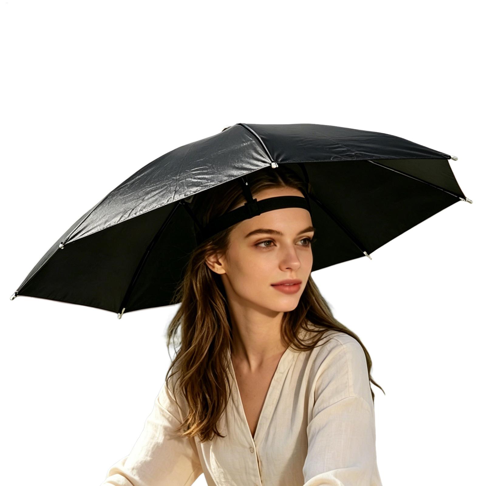 Folding Umbrella Hat Waterproo - Outdoor Camping Umbrella 评论和价格
